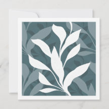 Loofwerk in Grace Diep Abstract Botanisch Blad