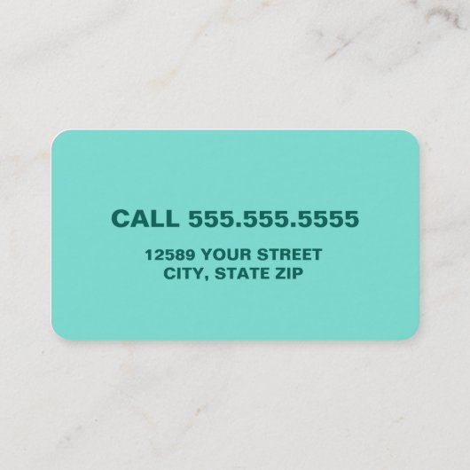 looiing visitekaartje (Achterkant)