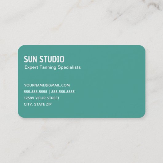 looiing visitekaartje (Achterkant)