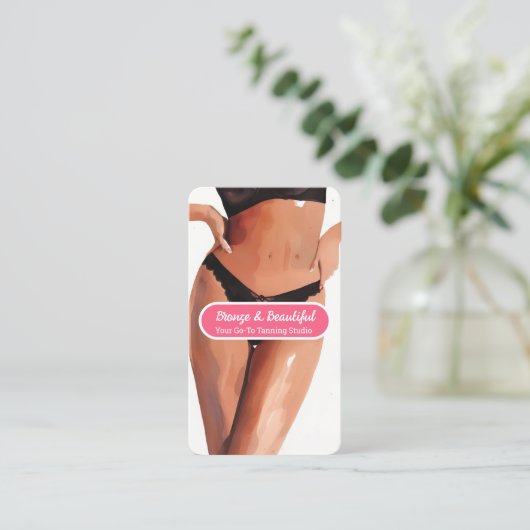 looiing visitekaartje (Staand voorkant)