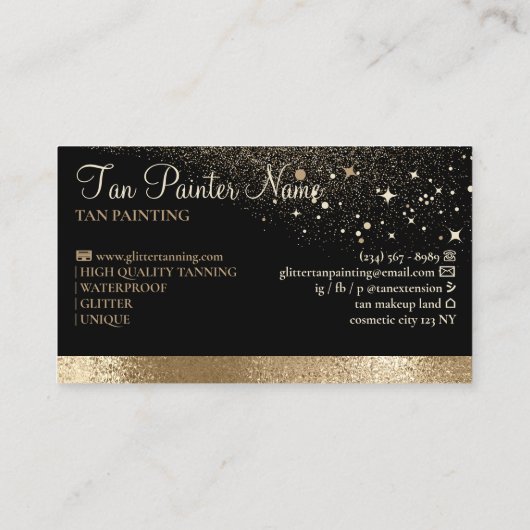 looiing visitekaartje (Achterkant)