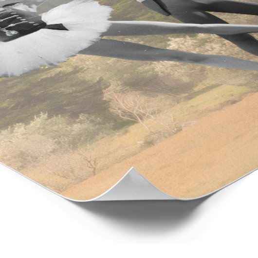 look Amerikaanse collage Poster (Hoek)