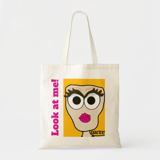 Look at me tote bag (Voorkant)