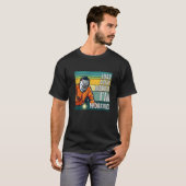 Look Away Mortal Retro  Welder Welding Saying Men  T-shirt (Voorkant volledig)