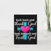 Look Back And Thank God Look Forward And Trust God Kaart (Voorkant)