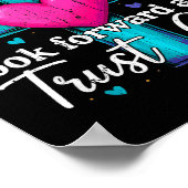 Look Back And Thank God Look Forward And Trust God Poster (Hoek)