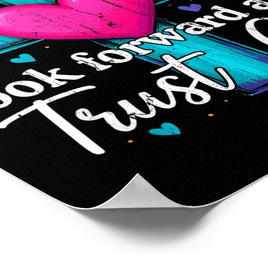 Look Back And Thank God Look Forward And Trust God Poster (Hoek)