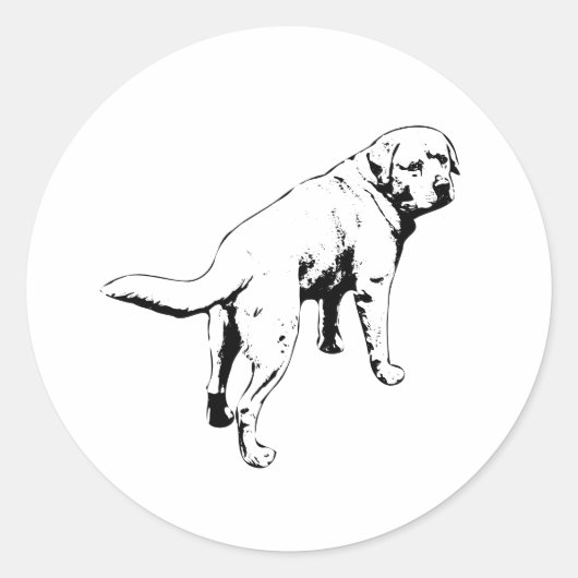 Look-back Lab, Big Mood Ronde Sticker (Voorkant)