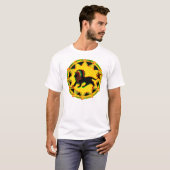  look Black Rasta Lion Art T-shirt (Voorkant volledig)