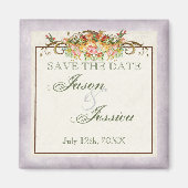  look blauw hortensia - Bruiloft in - Magnet (Voorkant)