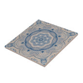  look Blauw & Wit Chinoiserie Geïnspireerd Tegeltje (Zijkant)