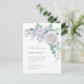 look Bloemen Verjaardagsfeest Uitnodiging Briefkaart (Staand voorkant)