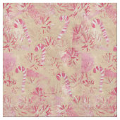 look Candy Cane Pattern Fabric Stof (Close Up)