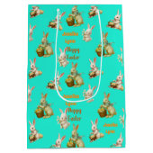  look Custom Personaliseer Paashaas Schattige Medium Cadeauzakje (Achterkant)