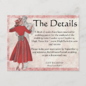  look dansend paar informatiekaartje (Voorkant)