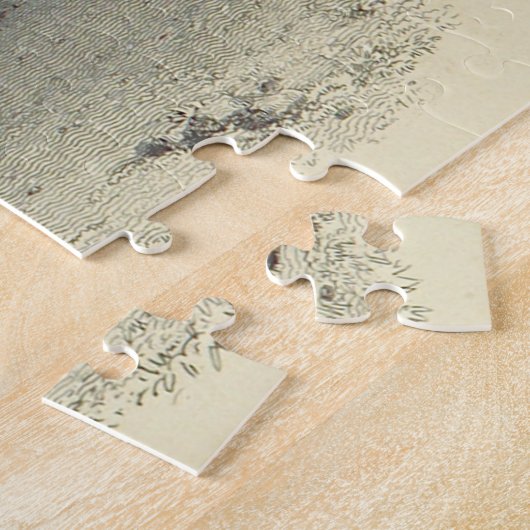  look Dog, Bucket, Broom Jigzaag Puzzle Legpuzzel (Zijkant)