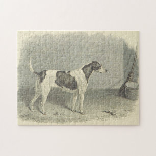  look Dog, Bucket, Broom Jigzaag Puzzle Legpuzzel