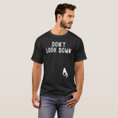 Look Down Joke Sarcastic Circle Game T-shirt (Voorkant volledig)