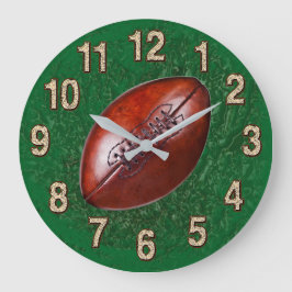 look Football Wall Clock in UW KLEUR Grote Klok