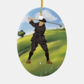  look Golfer Golf ornament hanger (Voorkant)