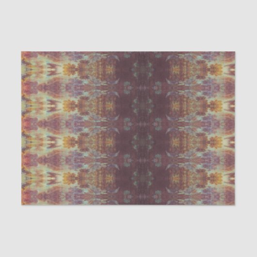  look goud en paarse motief tissuepapier (Voorkant)