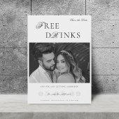 look gratis Drinken grappige humoristische bruilo Save The Date