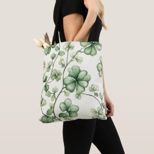  LOOK IERSE KELTISCHE SHAMROCKS TOTE BAG