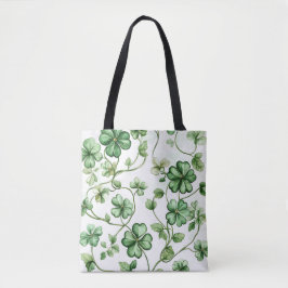  LOOK IERSE KELTISCHE SHAMROCKS TOTE BAG