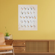  look Kwekerij Alfabet Grafiek - 18 x 24