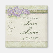  look Lila hortensia - Bruiloft in - Magnet (Voorkant)