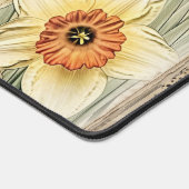  look narcissen en script. Bewerkbare naam Bureaumat (Hoek)