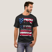  look New York met sterren & Stripes Unisex T-shirt (Voorkant volledig)