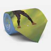  look Periode golfer golfcadeau Mannen stropdas (Opgerold)