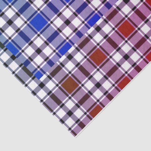  look Plaid Tissue Paper HAMbyWG Tissuepapier (Detail)