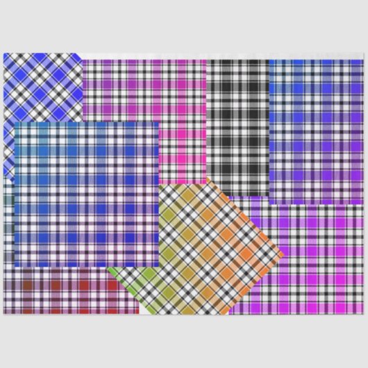  look Plaid Tissue Paper HAMbyWG Tissuepapier (Voorkant)