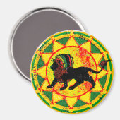 look Rasta Lion Magneet (Voorkant / Achterkant)