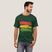  look Rasta Stripes T-shirt (Voorkant volledig)
