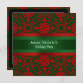  look Red en Green Damask #2 Kaart (Voorkant / Achterkant)