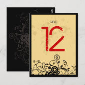  look Rock & Roll Music Thed Wedding Briefkaart (Voorkant / Achterkant)