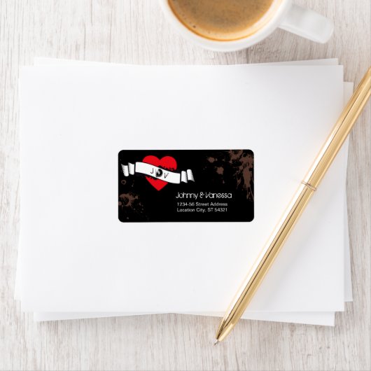  look Rock & Roll Music Thed Wedding Etiket (Insitu)