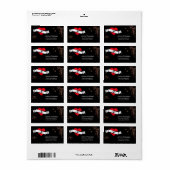  look Rock & Roll Music Thed Wedding Etiket (Full Sheet)