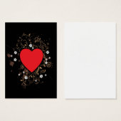 look Rock & Roll Music Thed Wedding Visitekaartje (Voorkant /achterkant)