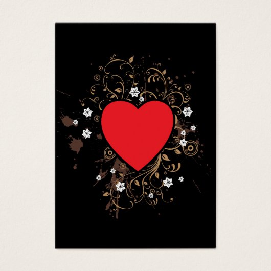 look Rock & Roll Music Thed Wedding Visitekaartje (Voorkant)