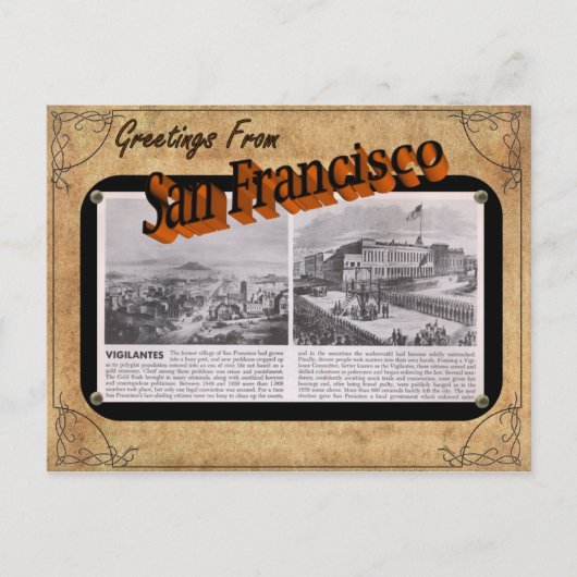  look San Francisco Post Card Briefkaart (Voorkant)