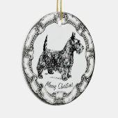  look Scottie Keramisch Ornament (Rechts)