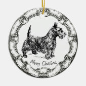  look Scottie Keramisch Ornament (Voorkant)