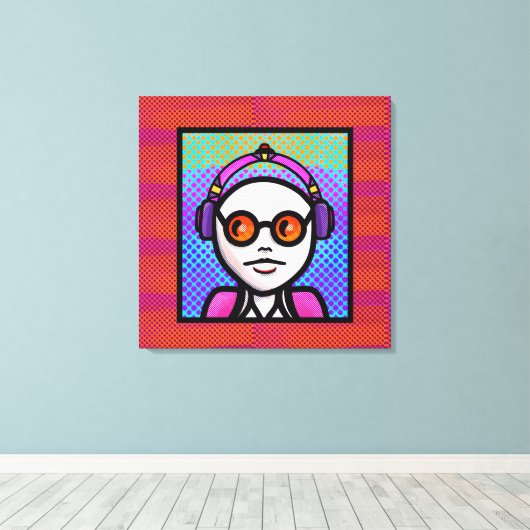 Look See and Shades Canvas Afdruk (Insitu (Houten vloer))