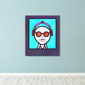 Look See in Shades Canvas Afdruk (Insitu (Houten vloer))