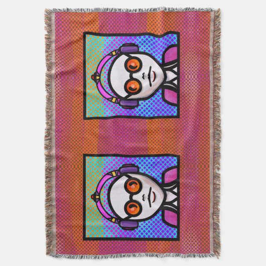 Look See in Shades Deken (Voorkant Verticaal)