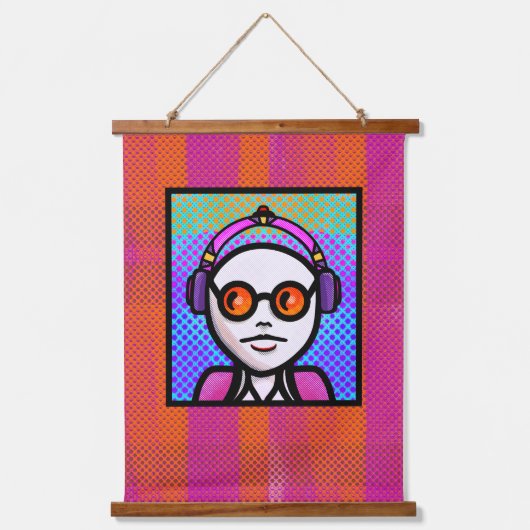 Look See in Shades Hangend Wandkleed (Voorkant)